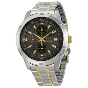 Seiko Men's Chronograph Two-Tone Watch